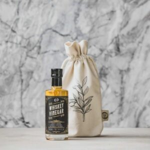 Oil & Vinegar Whiskey in canvas bag