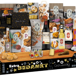 Kerstpakket met borrelplank