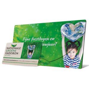 groene duurzame cadeaubon keuze cadeaukaart