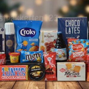 Kerstpakket luxe A-merk foodproducten