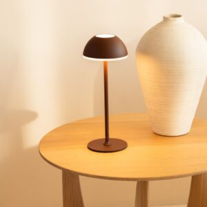 Tafellamp LED - verkrijgbaar in Roest, Zwart of Beige