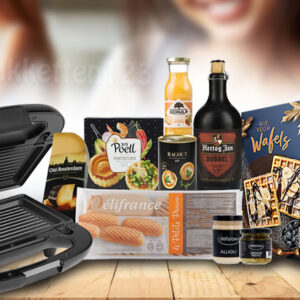 Wafel-panini-tosti-kerstpakket Wafel-panini-tosti-ijzer 3 in 1 kerstpakket