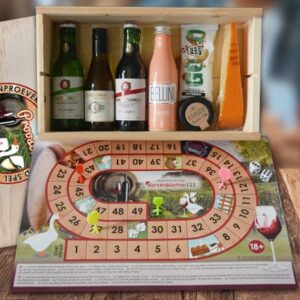 WijnproeverijspelBlijGans ganzenbord wijnproeverijtje