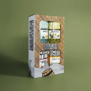 Uniek speciaalbier pakket (4-pack of 3-pack met circulair drinkglas)