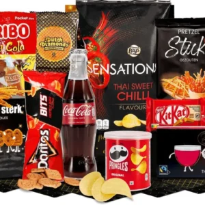 Kerstpakket vol bekende favorieten – 7 topmerken in één box!